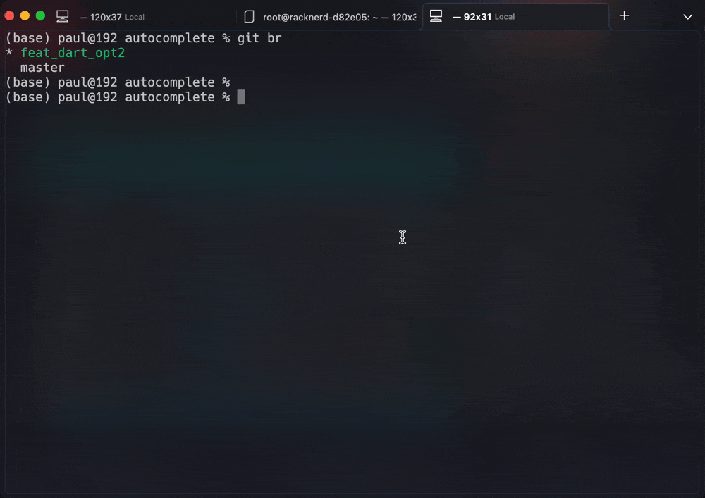 Example of exact matching
